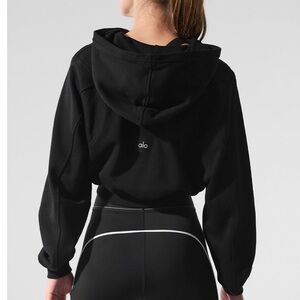 ALO sweet escape zip up hoodie